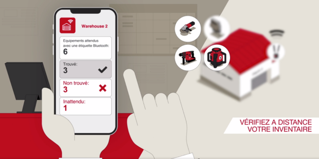 Aplicación de seguimiento de equipos Hilti
