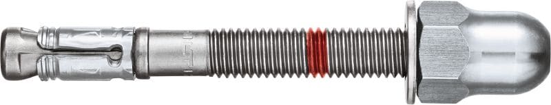 Anclaje de expansión HST4 DN Nuestro anclaje de expansión de cuña metálica de mayor rendimiento para soportar altas cargas estáticas y sísmicas en hormigón fisurado (acero al carbono, tuerca de cúpula)